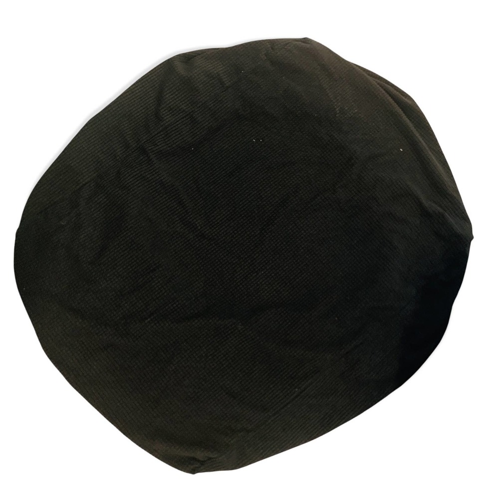 Caveen Beanbag / Cushion Cover NWOT Black Textured Unlined Elastic Stretchy Soft
